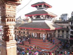 Temple Durbar Square & Palais Kumari Kathmandu.jpg